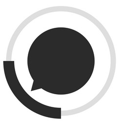 gauge meter dial icon with different number vector image