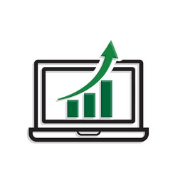 optimization icon website speed vector image