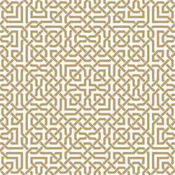 seamless square pattern in authentic arabian style vector image