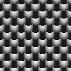 3d seamless pattern three-dimensional composition vector image