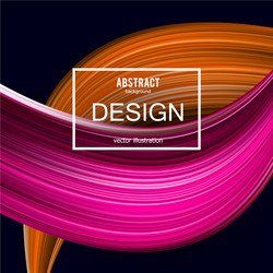 abstract background colorful curve imag vector image