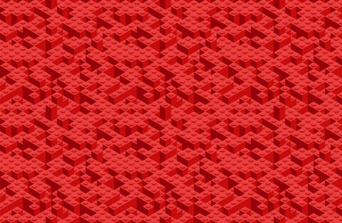plastic constructor game seamless pattern toy vector image