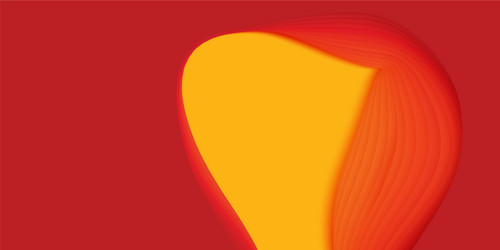 3d abstract background with paper cut shape vector image