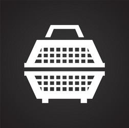 case icon on background for graphic and web design vector image