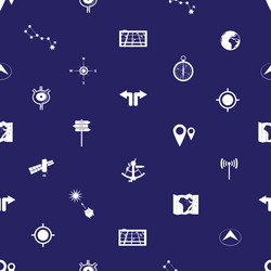 Navigation icons pattern eps10 vector