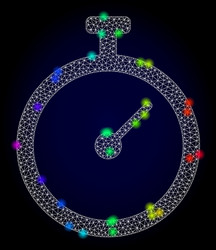 Polygonal mesh time tracker with spectrum vector