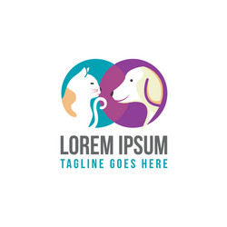 colorful symbol design for a service mark Vector Image