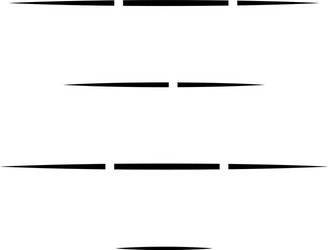 Dashed Parallel Lines - Geometric vector image