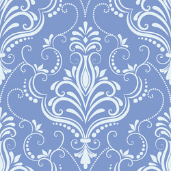 Vintage damask seamless pattern element Royalty Free Vector