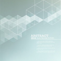 Geometric Blurred Triangle Background vector image