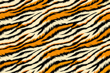 tiger print texture seamless pattern vector image