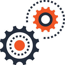 development flat web icon concept vector image
