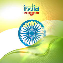 indian independence day concept background vector