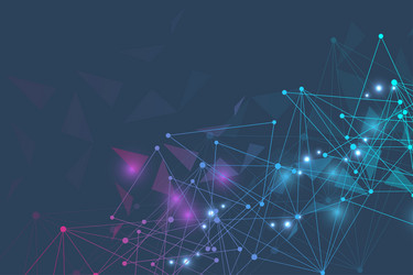 Big data visualization background modern vector