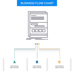 browser dynamic internet page responsive business vector image