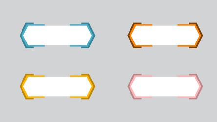 cool text box design banner name textb vector image