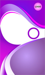 Simple full color template Royalty Free Vector Image