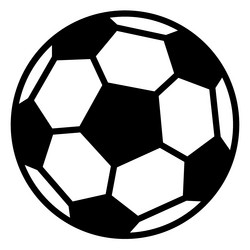 Soccer ball flat Royalty Free Vector Image - VectorStock