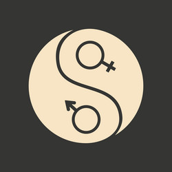 flat with shadow icon and mobile application vector image