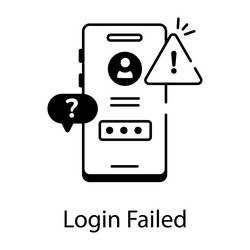 linear style web programming icon vector image