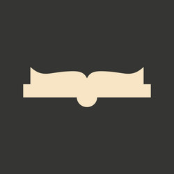 flat with shadow icon and mobile application vector image