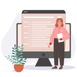 software developing programmers makes presentation vector image