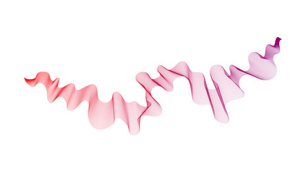 abstract backdrop with wave gradient lines vector image