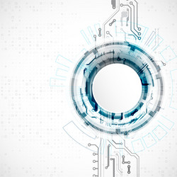 hi-tech digital technology and engineering theme vector image