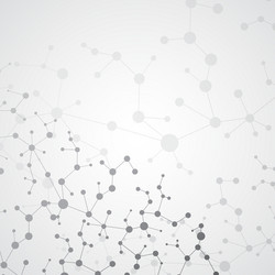 structure molecule and communication dna atom vector image