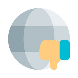slow network connection disliked by the users vector image