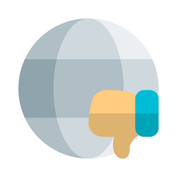 slow network connection disliked by the users vector image