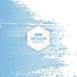 Blue halftone background design Royalty Free Vector Image