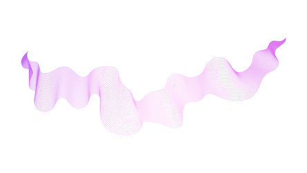 Abstract backdrop with wave gradient lines vector