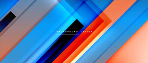 dynamic lines on fluid color gradient trendy vector image