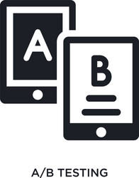 ab testing isolated icon simple element from vector image