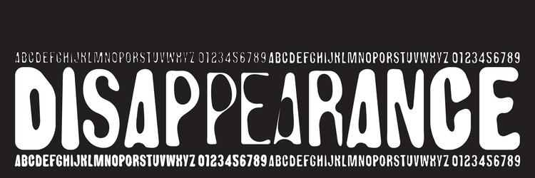 set of letters and numbers the latin alphabet vector image