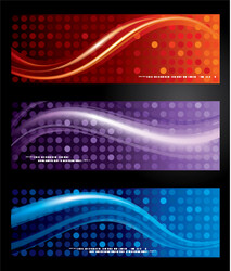 Abstract banner background vector