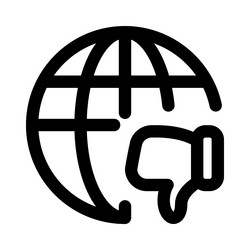 slow network connection disliked by the users vector image