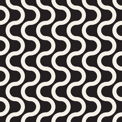 Seamless pattern repeating geometric elements vector