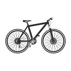 Modern Mountain Bike Icon Vector Image