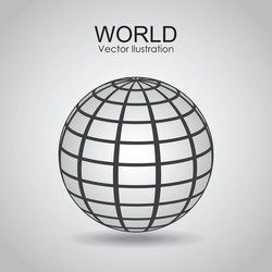 Earth planet design vector