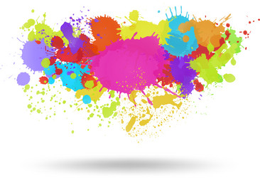 Multi Color Paint Splash Background Vector Images (over 490)