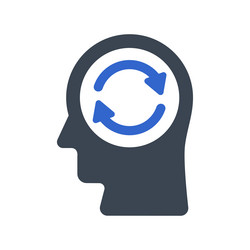 mind refreshment icon vector