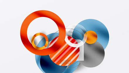 abstract geometric background with overlapping vector image