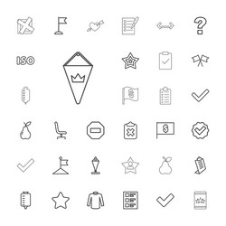 33 mark icons vector