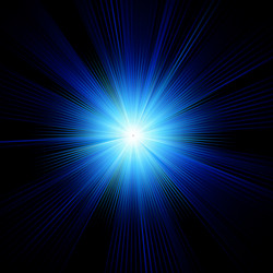 Blue color design with a burst eps 10 vector