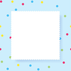 White empty paper rectangle with copy space vector