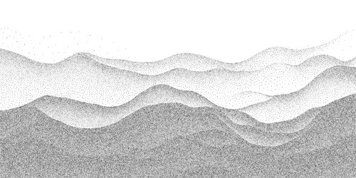 gritty pattern abstract wave gradient and grainy vector image