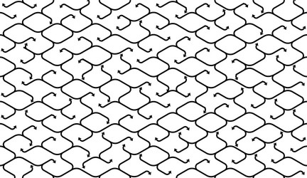 Isometric seamless pattern net lines background vector