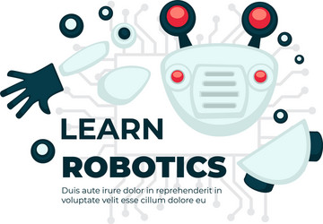 learn robotics courses or classes for education vector